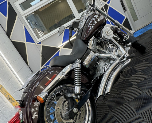 motorbike ceramic coating Leicester motorbike been ceramic coated