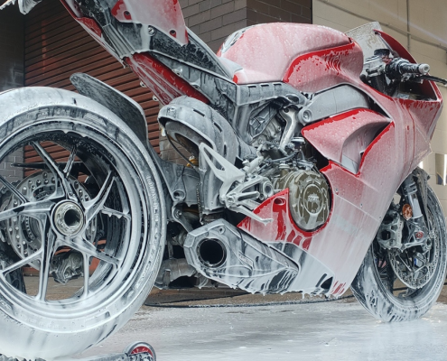 motorcycle cleaning leicester